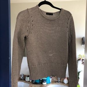 Banana Republic Silver Sweater. Small